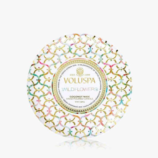 Wildflowers - 3 Wick Tin Candle