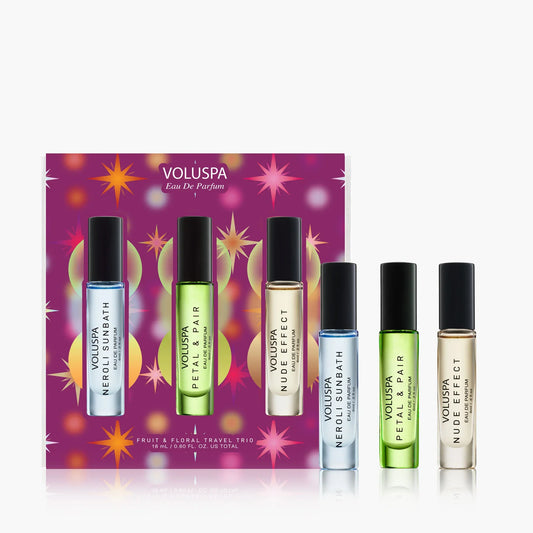 Holiday Fruit & Floral Travel Trio - Eau De Parfum Gift Set