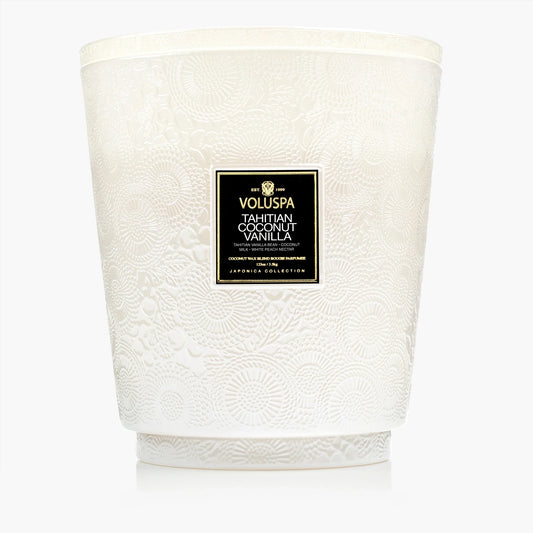 Tahitian Coconut Vanilla - 5 Wick Hearth Candle