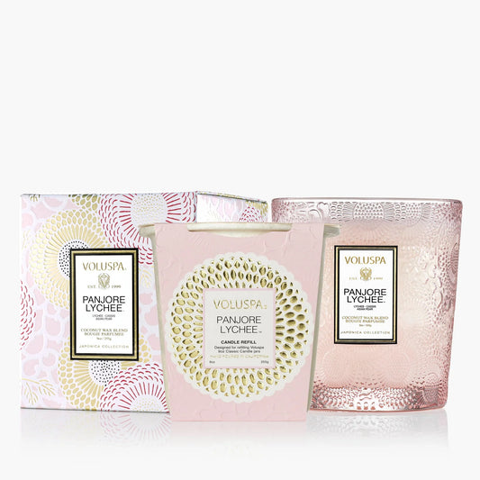 Panjore Lychee - Classic Candle & Refill