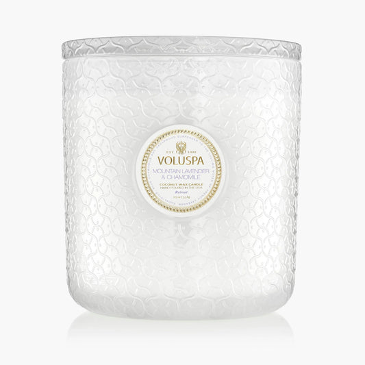 Mountain Lavender & Chamomile - 5 Wick Hearth Candle