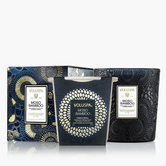 Moso Bamboo - Classic Candle & Refill
