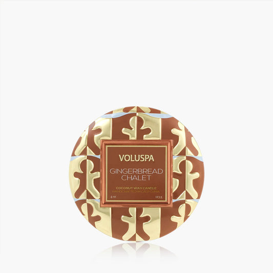 Gingerbread Chalet - Mini Tin Candle